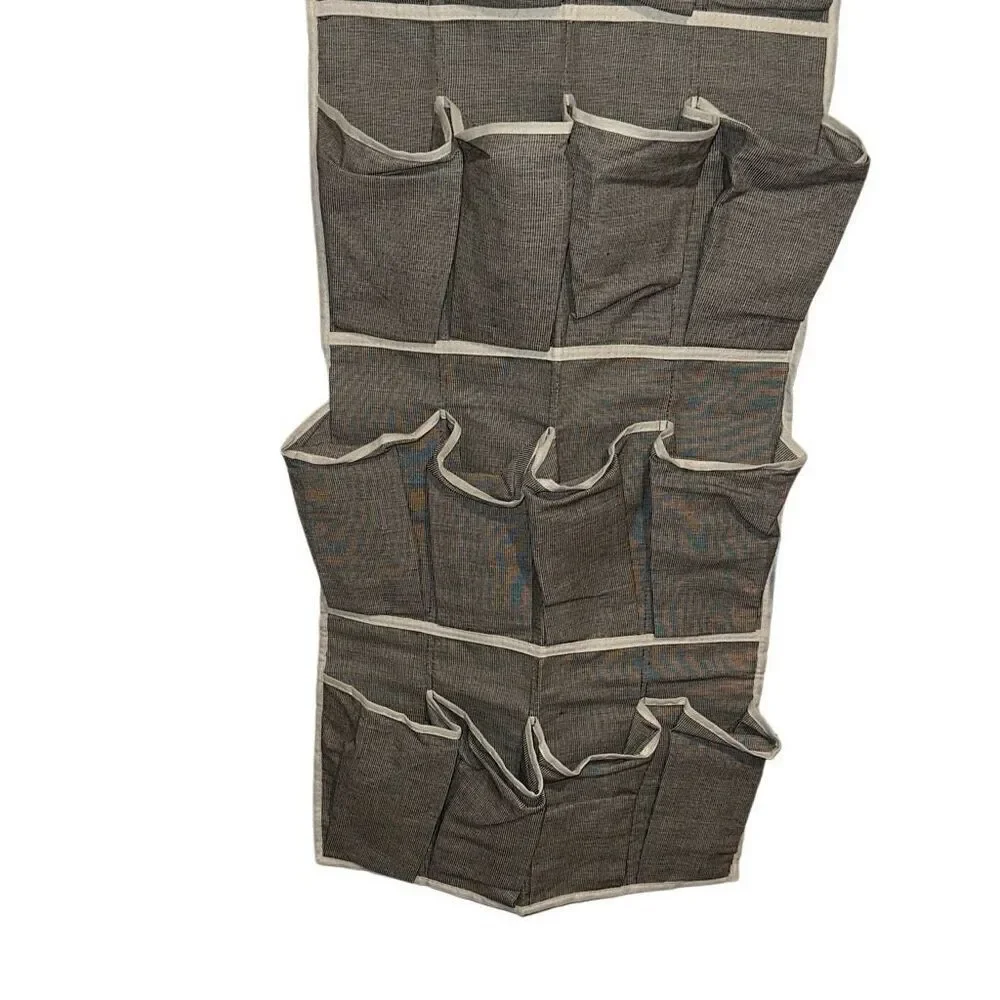 *New* Sonoma Goods For Life Gray Black White Multi-pocket Hanging Organizer 17